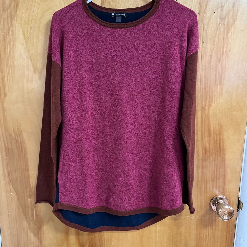 Smartwool Pink and Brown Sweater